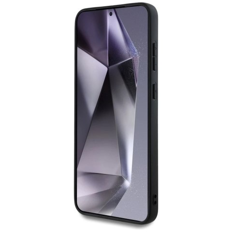 Etui Guess Leather 4G Colored Ring MagSafe do Samsung Galaxy S25 Czarny