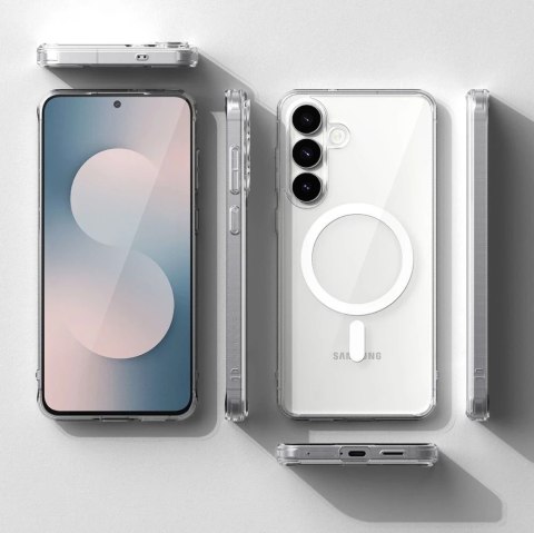 Etui Ochronne do Samsung Galaxy S25 FE Ringke Fusion Magnetic MagSafe Clear