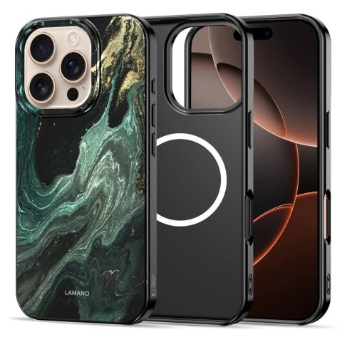 Etui Ochronne do iPhone 16 Pro Max Tech-Protect Lamano MagSafe Verde Aura