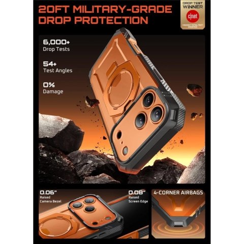 Etui Ochronne do iPhone 17 Pro Supcase UB Grip Pro Mag MagSafe Clear/Coral