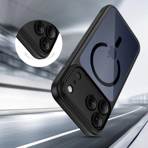 Etui Ochronne do iPhone 17 Pro Tech-Protect MagPeak MagSafe CC Black/Clear