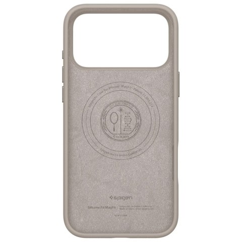 Etui Spigen Silicone Fit Mag MagSafe do iPhone 17 Pro Stone