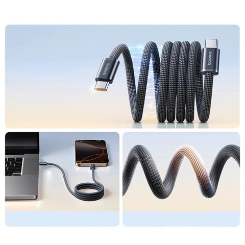 Kabel Baseus Dynamic 4 Pro Fast USB-C - USB-C 100W 1 m czarny