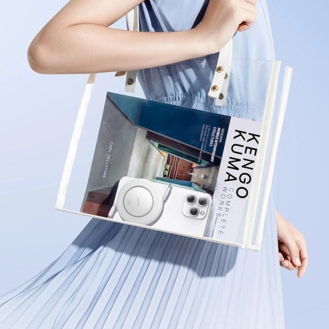 Kabel Baseus Free2Pull Mini 100W USB-C - USB-C 2m Biały