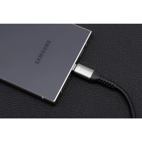 Kabel USB-C 240W Forcell F-Energy QC4.0 PD Cafule 0,5 m czarny