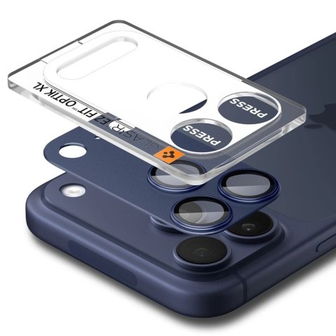 Osłona Aparatu do iPhone 17 Pro Max Spigen Optik Pro XL EZ Fit Blue
