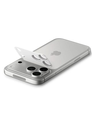 Osłona Aparatu do iPhone 17 Pro Spigen Optik Pro XL EZ Fit Silver
