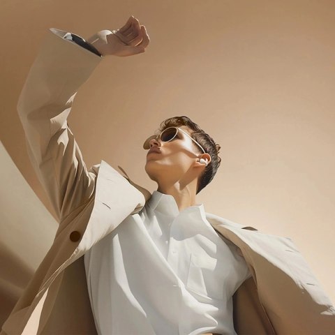 Słuchawki Baseus Bass 15 Clip OWS + Kabel USB-C 30cm Białe