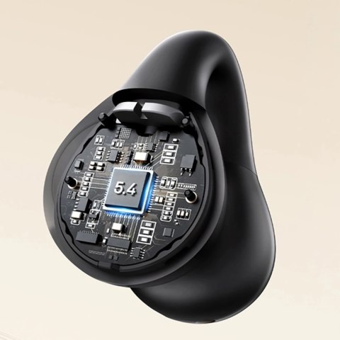 Słuchawki Baseus Bass 15 Clip OWS + Kabel USB-C 30cm Czarne