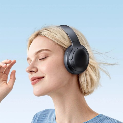 Słuchawki Baseus Bass BH1 Lite bezprzewodowe nauszne Bluetooth 6.0 - czarne