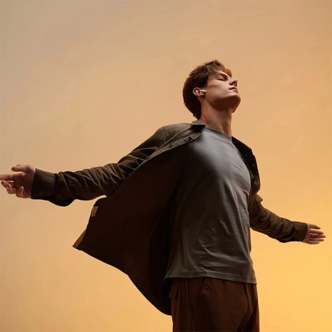 Słuchawki Baseus Bowie M2s Ultra TWS z ekranem LCD - białe