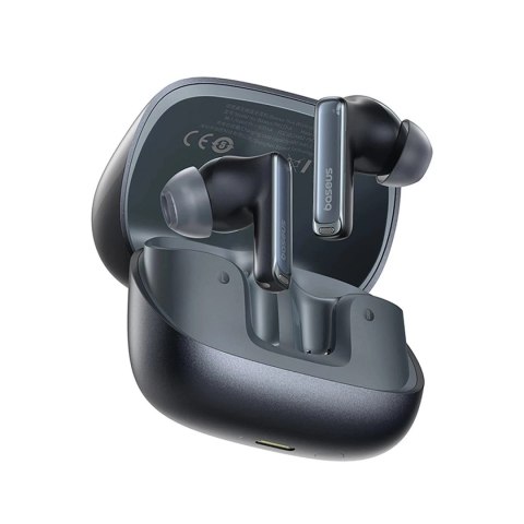 Słuchawki Baseus Bowie M2s Ultra TWS z ekranem LCD - czarne