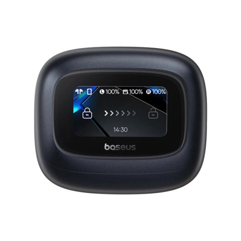 Słuchawki Baseus Bowie M2s Ultra TWS z ekranem LCD - czarne