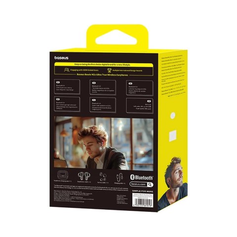 Słuchawki Baseus Bowie M2s Ultra TWS z ekranem LCD - czarne