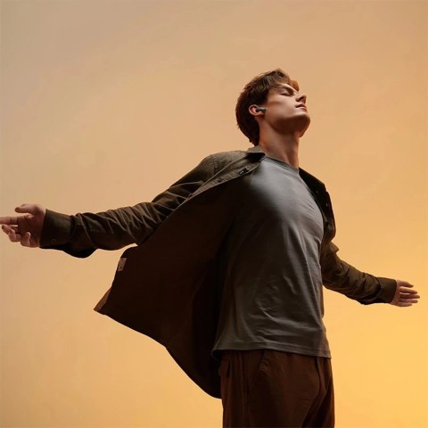 Słuchawki Baseus Bowie M2s Ultra TWS z ekranem LCD - czarne