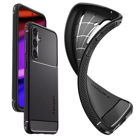 Etui do Samsung Galaxy S23 FE Spigen Case obudowa plecki czarne Rugged Armor Matte Black