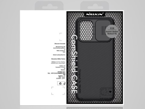 Etui obudowa Nillkin CamShield do Xiaomi Redmi Note 10/ 10S Black