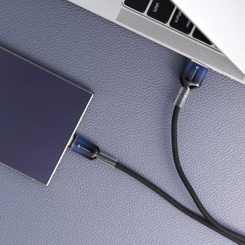 Kabel USB-A - USB-C 66W Forcell F-Energy Gradient 1 m C352 czarny