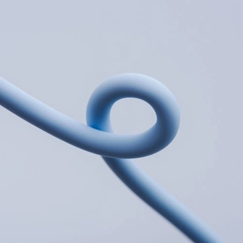 Kabel USB-A - USB-C 66W Forcell F-Energy Silicone 1 m C342 niebieski