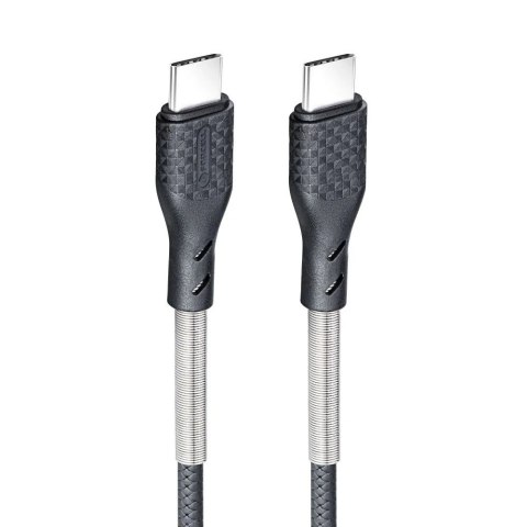 Kabel USB-C - USB-C 100W Forcell F-Energy Carbon 1 m CB-04C czarny