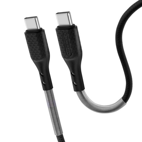 Kabel USB-C - USB-C 100W Forcell F-Energy Carbon 1 m CB-04C czarny