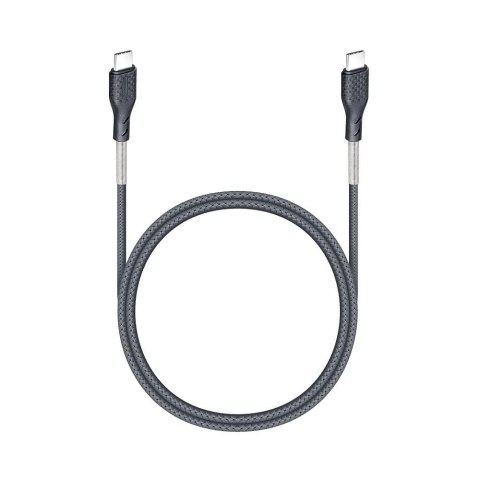 Kabel USB-C - USB-C 100W Forcell F-Energy Carbon 1 m CB-04C czarny