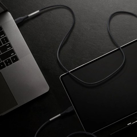 Kabel USB-C - USB-C 100W Forcell F-Energy Carbon 1 m CB-04C czarny