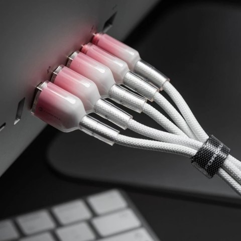 Kabel USB-C - USB-C 100W Forcell F-Energy Gradient 1 m C357 biały