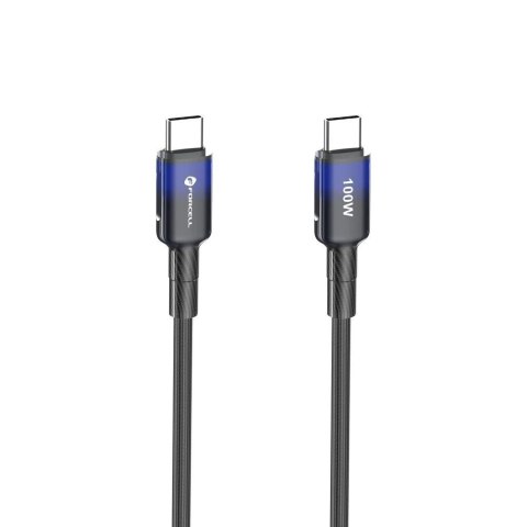 Kabel USB-C - USB-C 100W Forcell F-Energy Gradient 1 m C357 czarny