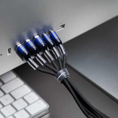 Kabel USB-C - USB-C 60W Forcell F-Energy Gradient 1 m C354 czarny