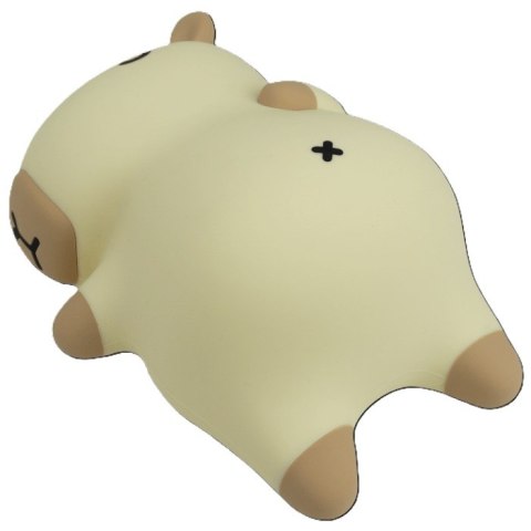 MARY S oddychająca lampka LED Kapibara Chrapuś z dźwiękiem