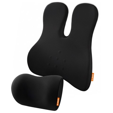 Poduszka Samochodowa 2w1 z Masażem i Podgrzewaniem - ergonomiczne wsparcie szyi, karku, pleców i odcinka lędźwiowego, elektryczn