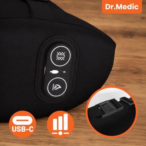 Poduszka Samochodowa 2w1 z Masażem i Podgrzewaniem - ergonomiczne wsparcie szyi, karku, pleców i odcinka lędźwiowego, elektryczn