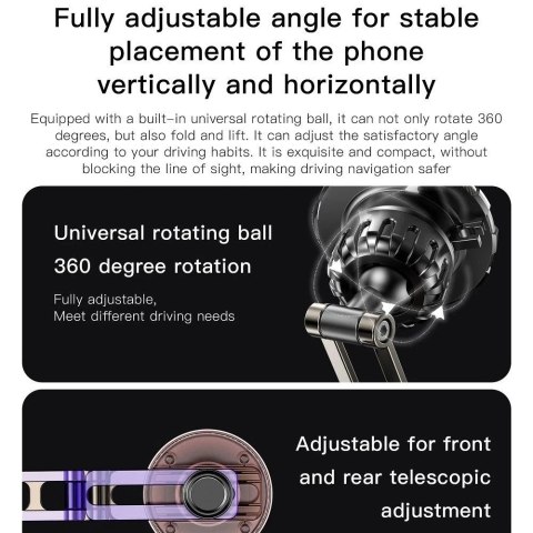 Uchwyt Samochodowy Forcell Magnetyczny Metalowy 3w1 IronSecure