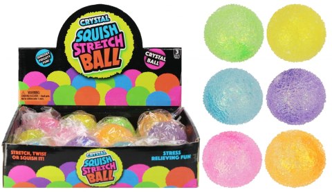 Gniotek Piłka brokat mix kolor MEGA CREATIVE 576877