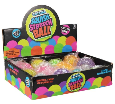 Gniotek Piłka brokat mix kolor MEGA CREATIVE 576877