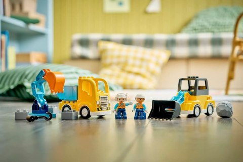 LEGO DUPLO TOWN 3w1 10475 Pojazdy budowlane