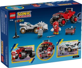 LEGO Sonic 77118 Srebrny samochód vs. monster car Knucklesa