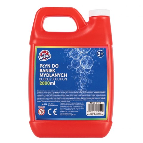 Płyn do baniek 2000ml baniak mix MY BUBBLE 576340