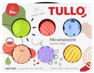 Zabawka sensoryczna Piłka 6szt 26x5x20 Buzki TULLO 462