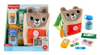 Fisher-Price Leśni Przyjaciele Plecaczek-Misiaczek Zestaw aktywizujący