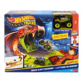 Hot Wheels Monster Trucks Mega skok Nokaut węża Zestaw JJN44 PUD2