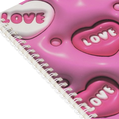 Kołonotes A5 Serce Walentynki TOYS D45497