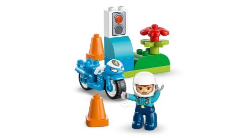LEGO DUPLO TOWN 10471 Niebieski motocykl policyjny
