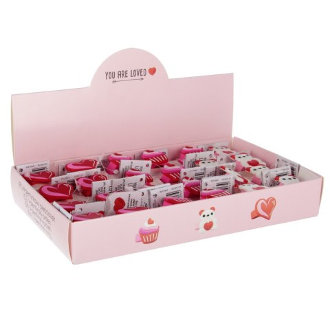 Pierścionek mix wzorów A 24 Walentynki ARPEX WA3964