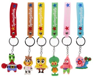 BRELOK GUM BOB GABKA I PRZYJAC 6CM Z OPASKA A 24