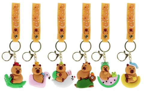 Brelok gumowy Kapibara 6cm z opaską A 12 500434 BMG