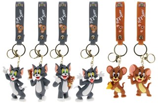 BRELOK GUM KOT TOM I MYSZ 8CM Z OPASKA MIX5 A 24