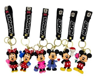 BRELOK GUM MYSZKA 8CM Z OPASKA MIX6 FOL A 12