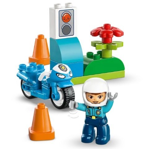 KLOCKI KONSTR LEGO 10471 DUPLO NIEB MOTOR POLICE
